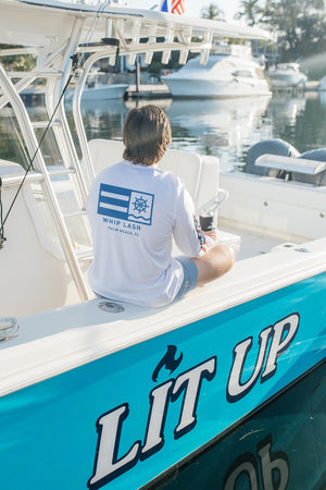 Custom Flag Graphic Long Sleeve Dri-Fit Shirts