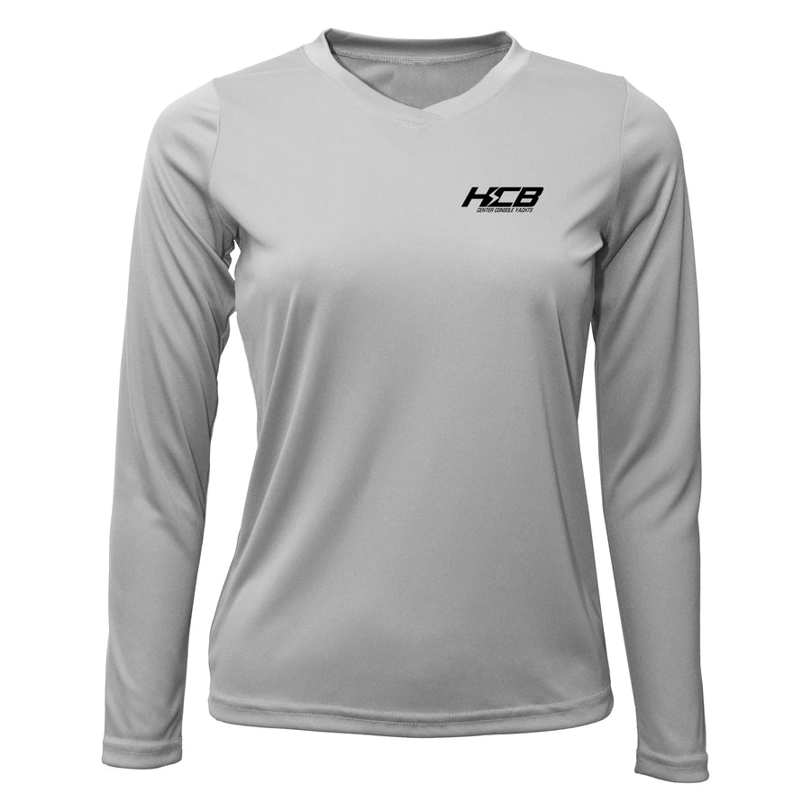 HCB Womens Dri-Fit Custom Boat Shirts - Long Sleeve