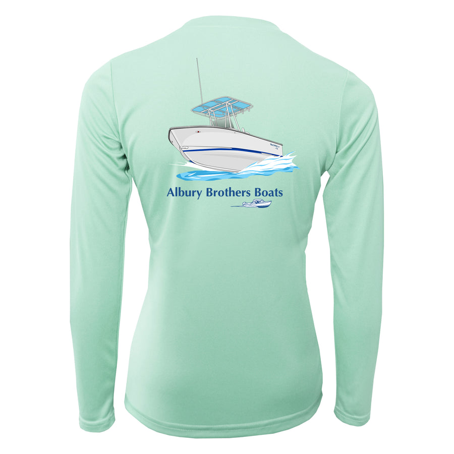 Albury Womens Dri-Fit Boat Shirts - Long Sleeve