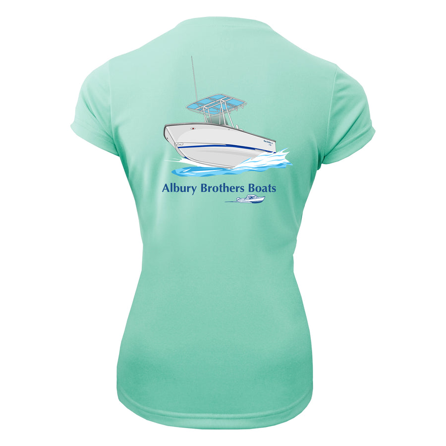 Albury Womens Dri-Fit Boat Shirts - Short Sleeve