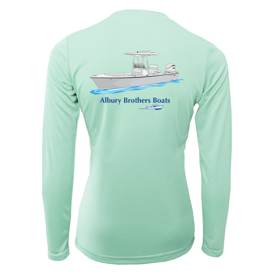 Albury Womens Dri-Fit Boat Shirts - Long Sleeve