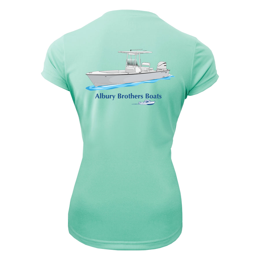 Albury Womens Dri-Fit Boat Shirts - Short Sleeve