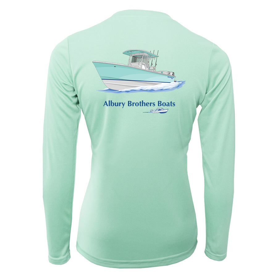 Albury Womens Dri-Fit Boat Shirts - Long Sleeve