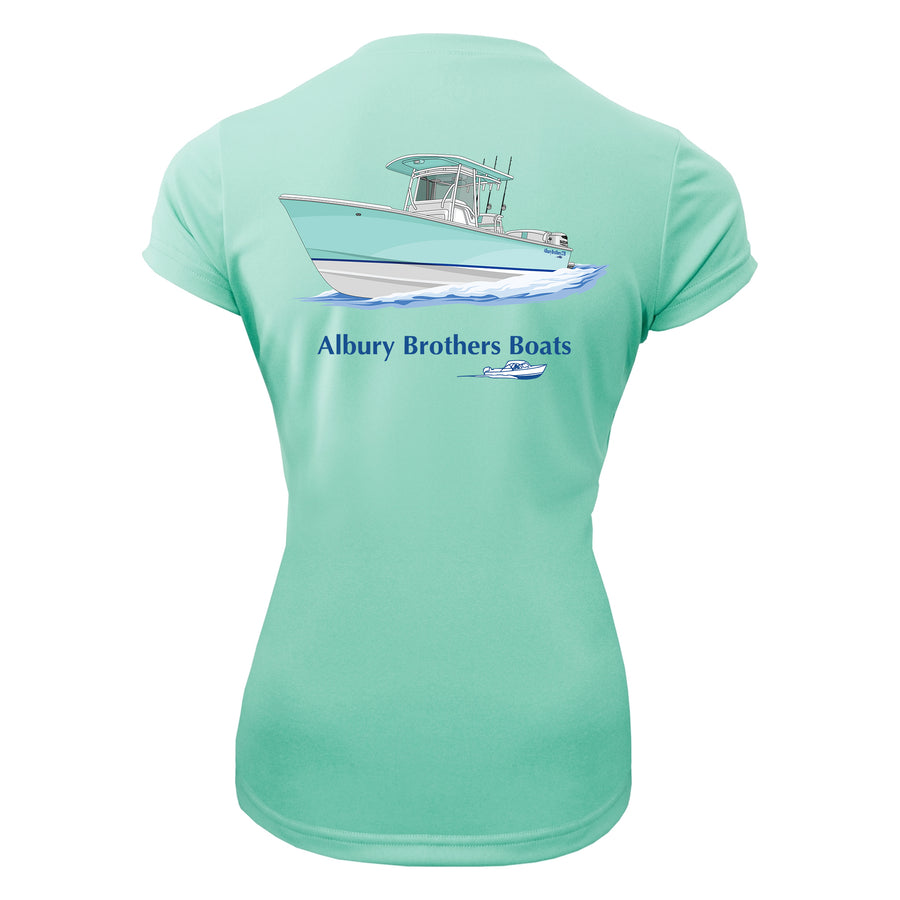 Albury Womens Dri-Fit Boat Shirts - Short Sleeve
