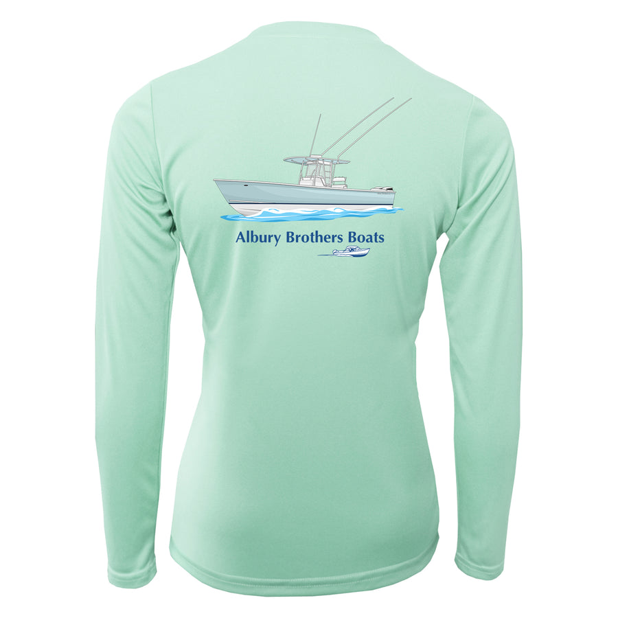 Albury Womens Dri-Fit Boat Shirts - Long Sleeve