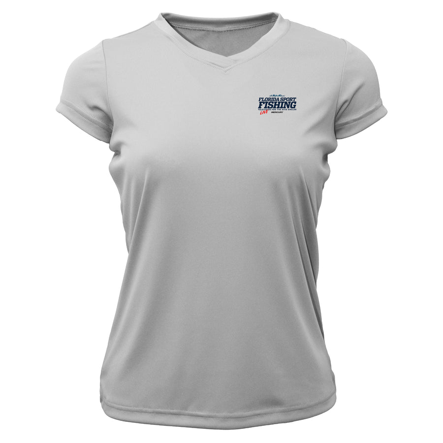 FSFTV Womens Dri-Fit Boat Shirts - Short Sleeve