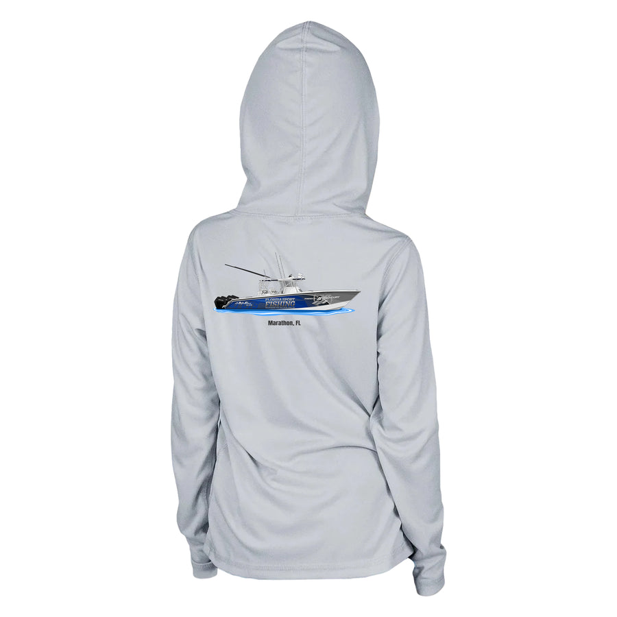 FSFTV Youth/Kids Dri-Fit Custom Fishing Hoodie