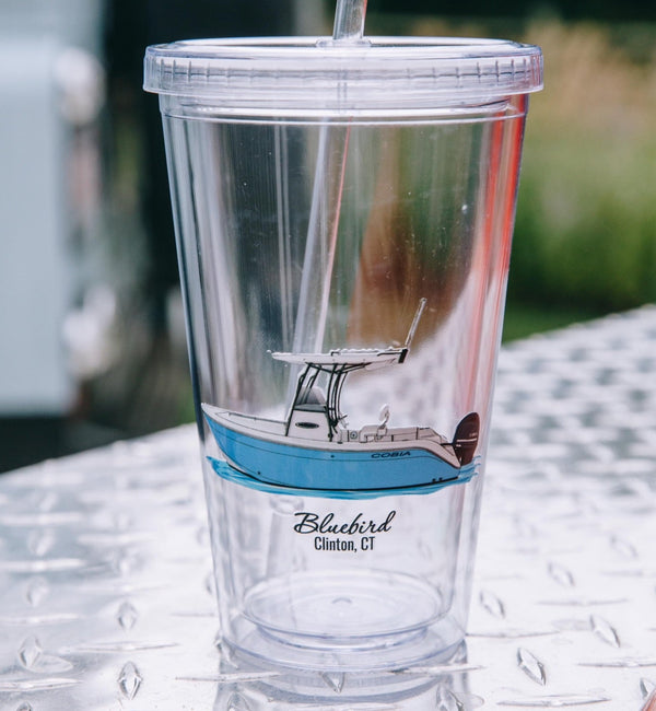 Custom Acrylic Tumbler with Straw