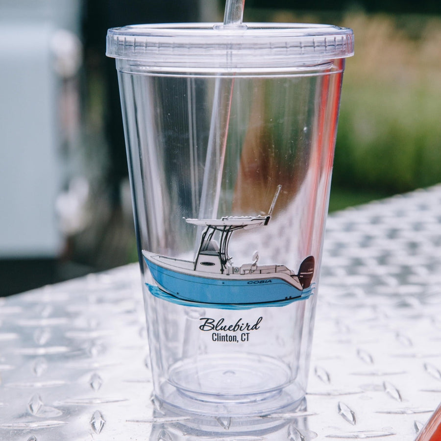 Custom Acrylic Tumbler with Straw