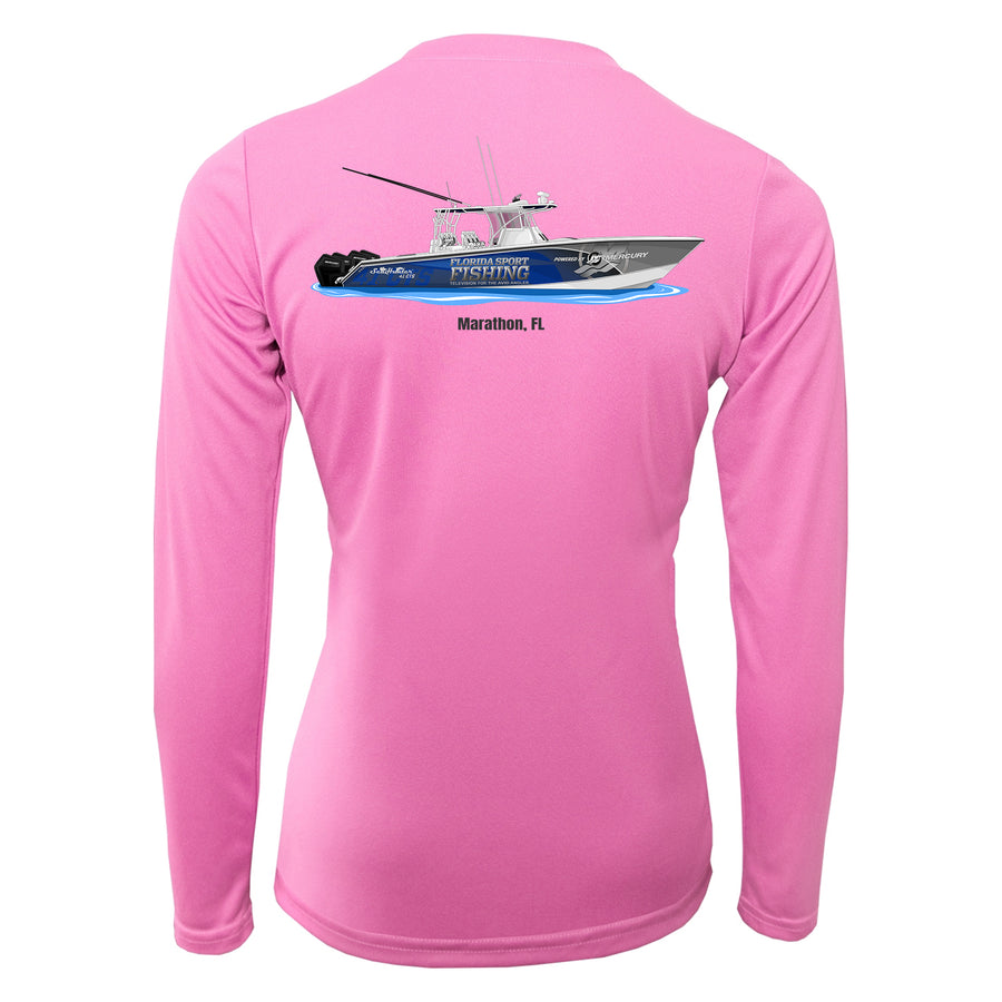 FSFTV Womens Dri-Fit Boat Shirts - Long Sleeve