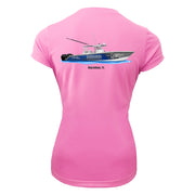 FSFTV Womens Dri-Fit Boat Shirts - Short Sleeve
