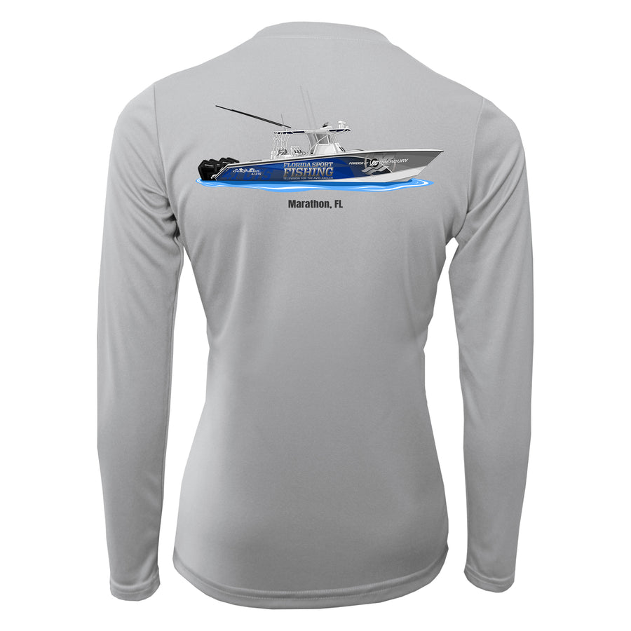FSFTV Womens Dri-Fit Boat Shirts - Long Sleeve