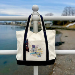 Guy Harvey Sailfish & Yellowfin Tuna Custom Boat Tote Bags