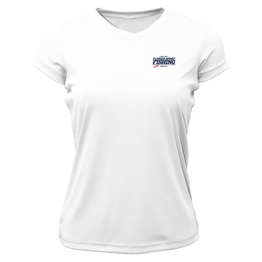 FSFTV Womens Dri-Fit Boat Shirts - Short Sleeve