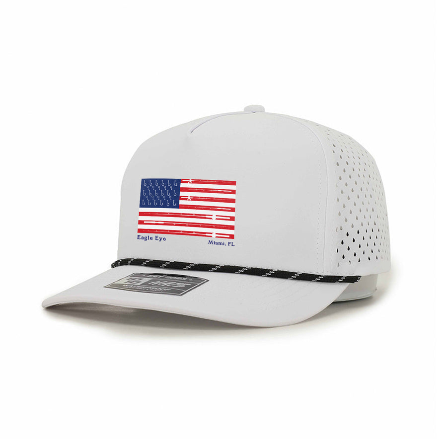 Custom American Cast 5 Panel Rope Hat