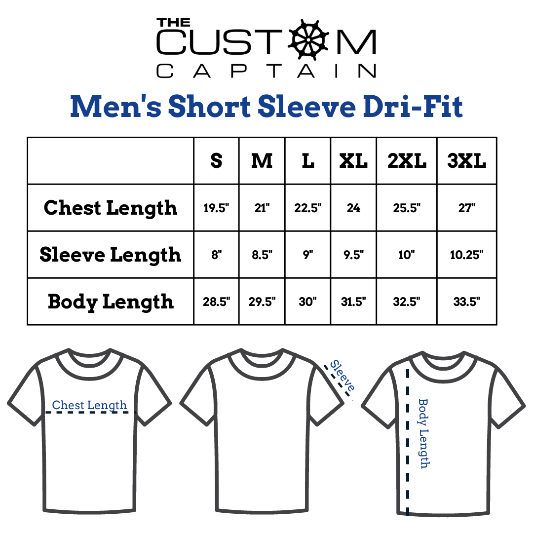 Chart mens short sleeve dri fit